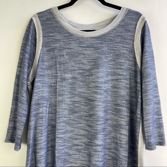 Papermoon Blue Spaced Dyed Shirt Dress Size Medium - Picture 4 of 10